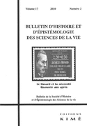 Bulletin d'histoire et d'épistémologie des sciences de la vie, v. 17, no 02